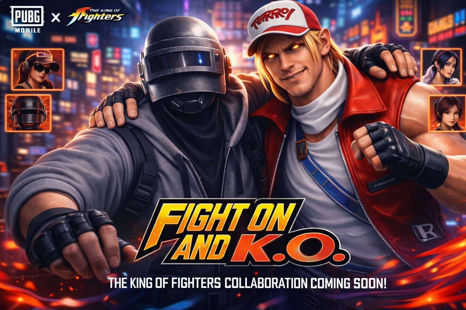 Cara Dapat Skin PUBG Mobile x The King of Fighters