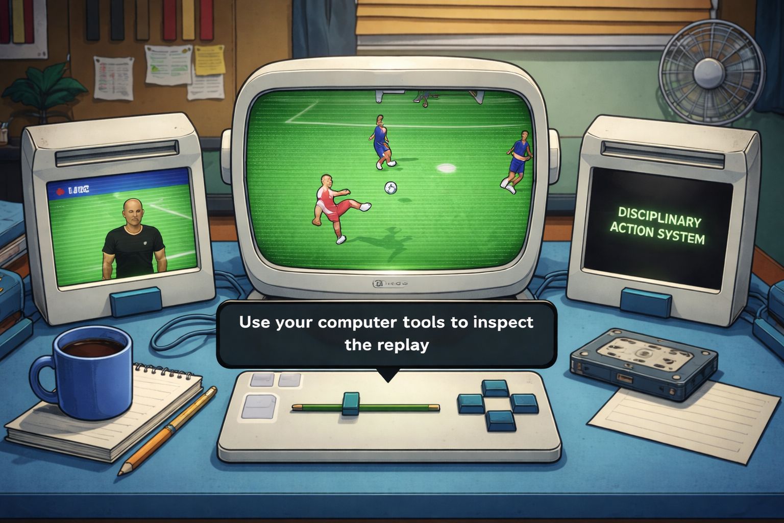 Unik! Game Eye of the Match Minta Pemain Jadi Wasit VAR 