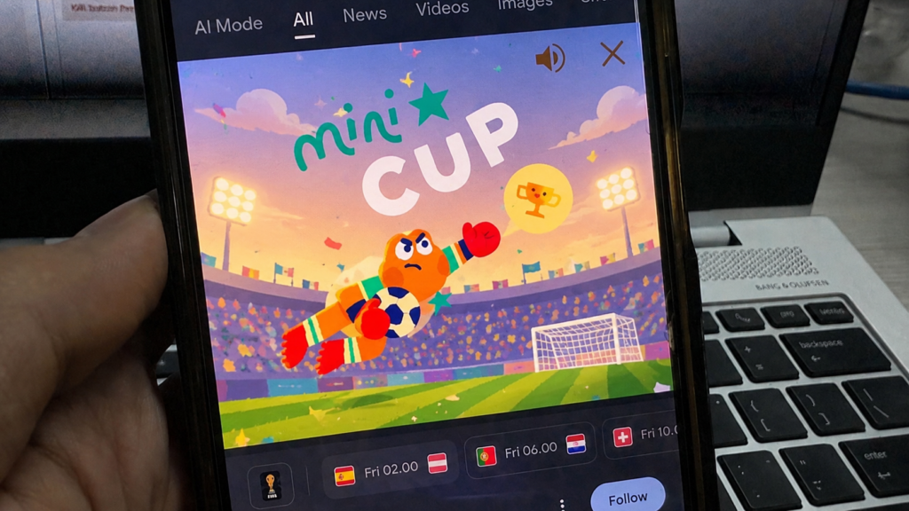 Serunya Mini Cup FIFA 2026 di Google